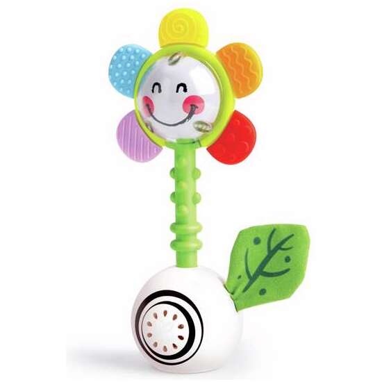 SONAJERO-MORDEDOR FLOR SHAKE & SPARKLE RATTLE 0-18 M image 0