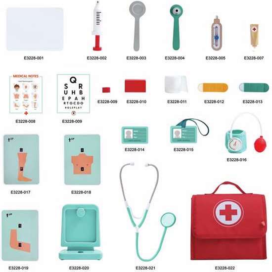 MALETÍN  PEQUEÑO MÉDICO DOCTOR SET 3-8 Y image 1