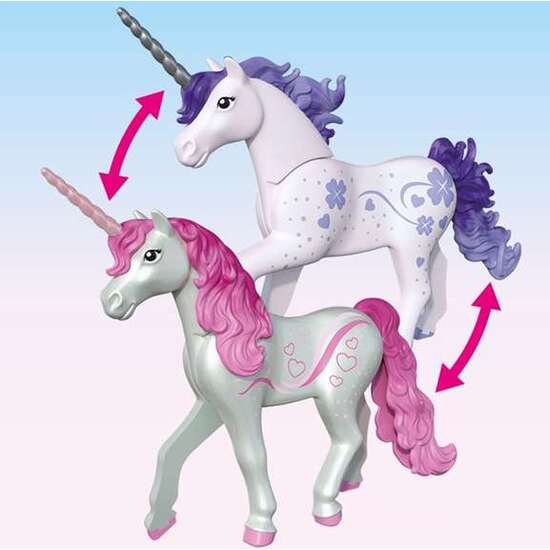 ESTABLO MÁGICO UNICORNIO PARA MAMÁ Y POTRO PLAYMOBIL image 3