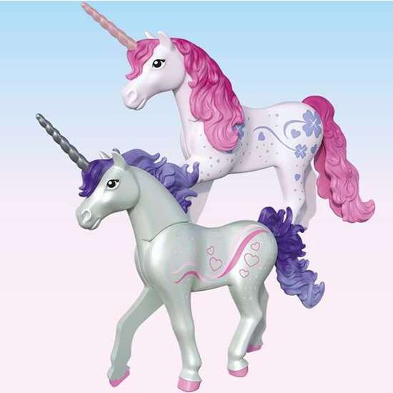 ESTABLO MÁGICO UNICORNIO PARA MAMÁ Y POTRO PLAYMOBIL image 4
