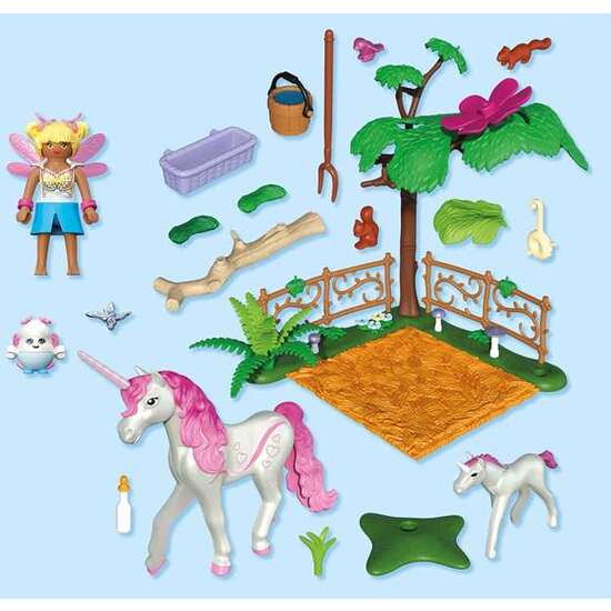 ESTABLO MÁGICO UNICORNIO PARA MAMÁ Y POTRO PLAYMOBIL image 5