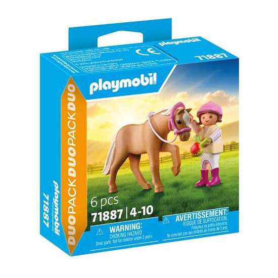 NIÑA CON PONI PLAYMOBIL image 0