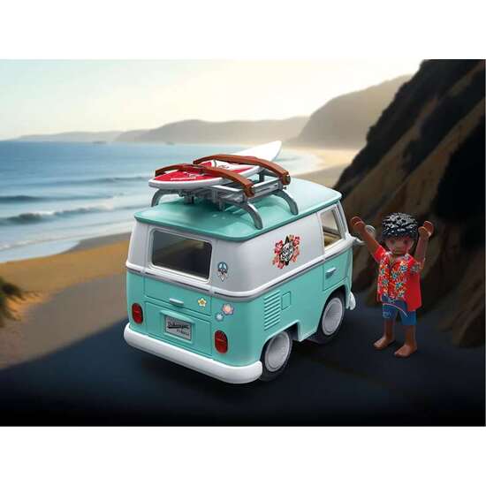 VEHÍCULO VOLKSWAGEN T1 CAMPER PLAYMOBIL image 2