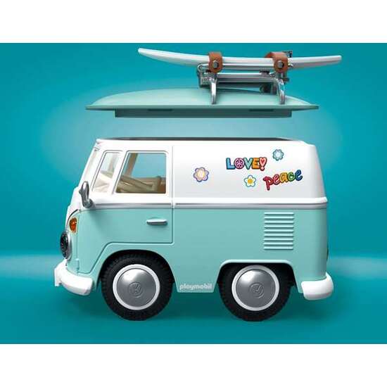 VEHÍCULO VOLKSWAGEN T1 CAMPER PLAYMOBIL image 3