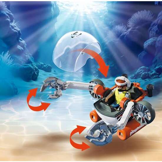 BÚSQUEDA DEL TESORO CON SUBMARINO PLAYMOBIL image 2