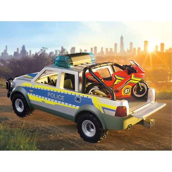 PICK UP PERSECUCIÓN POLICIAL PLAYMOBIL image 1