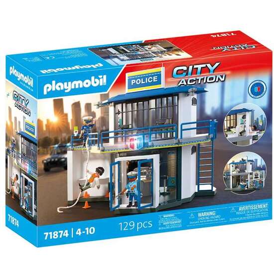 COMISARÍA CON SALA DE INVESTIGACIÓN PLAYMOBIL image 0