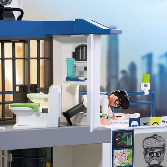 COMISARÍA CON SALA DE INVESTIGACIÓN PLAYMOBIL image 1