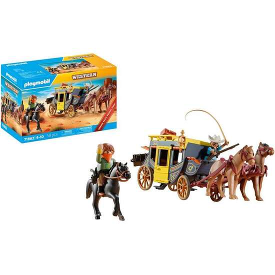 DILIGENCIA DEL SALVAJE OESTE PLAYMOBIL image 5