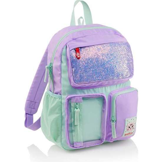 MOCHILA BOLSILLO 4 COMP. TURQUESA B2F image 0