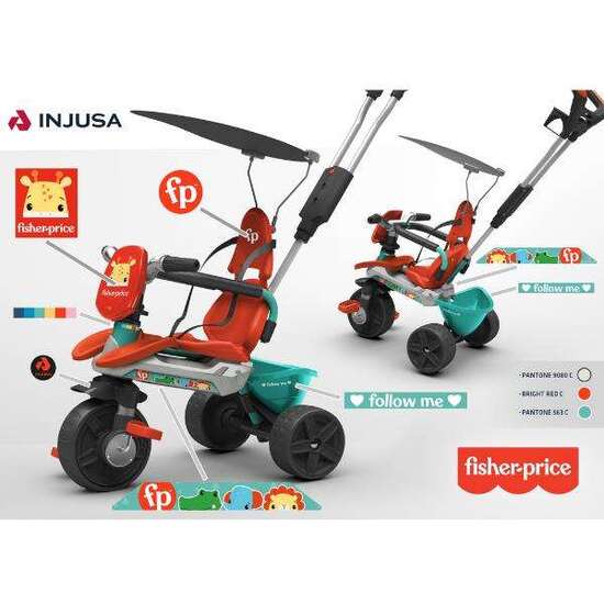 TRICICLO SPORT BABY FISHER PRICE 102X45,5X95CM image 1