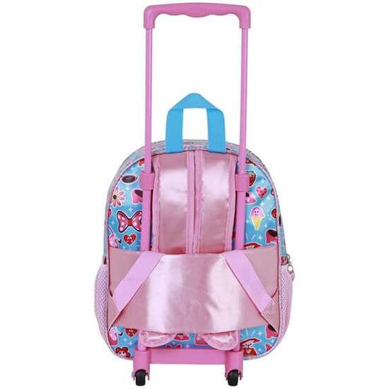 MOCHILA 3D CON RUEDAS PEQUEÑA MINNIE MOUSE HAPPINESS 26 X13 X34 CM image 2