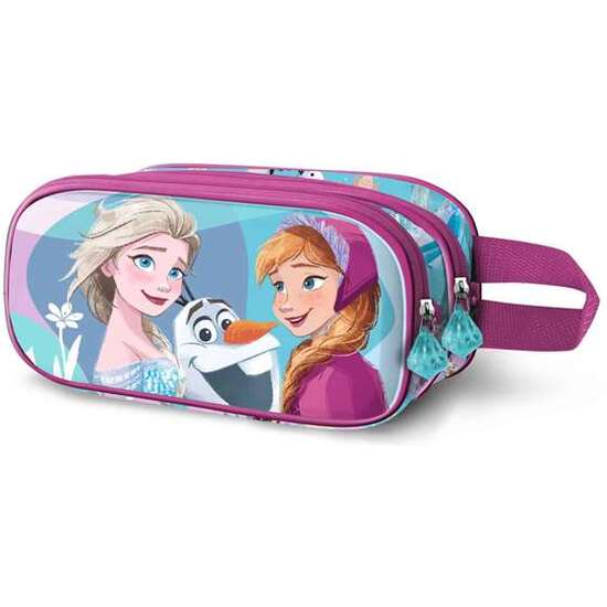 ESTUCHE PORTATODO DOBLE 3D FROZEN 2 FAMILY 22 X8 X9,5 CM image 0