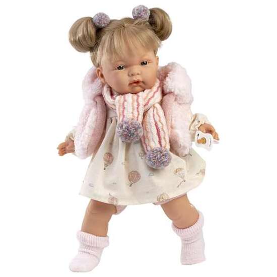 MUÑECA JOELLE LLORONA 38CM CON CUERPO DE TELA Y MECANISMO DE SONIDO image 2