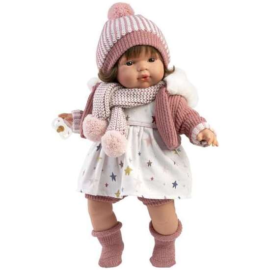 MUÑECA LOLA LLORONA 38CM CON CUERPO DE TELA Y MECANISMO DE SONIDO image 2
