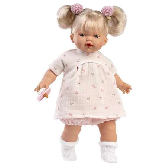MUÑECA ROBERTA LLORONA 33CM CON CUERPO DE TELA Y CHUPETE INCLUIDO image 2