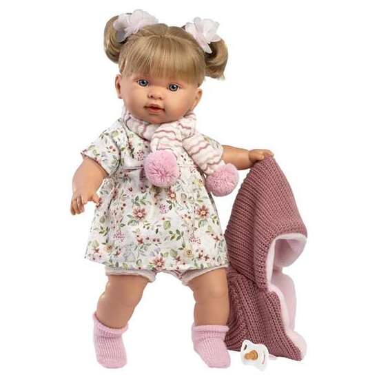 MUÑECA ALEXANDRA LLORONA 42CM CON CUERPO DE TELA Y MECANISMO DE SONIDO image 0