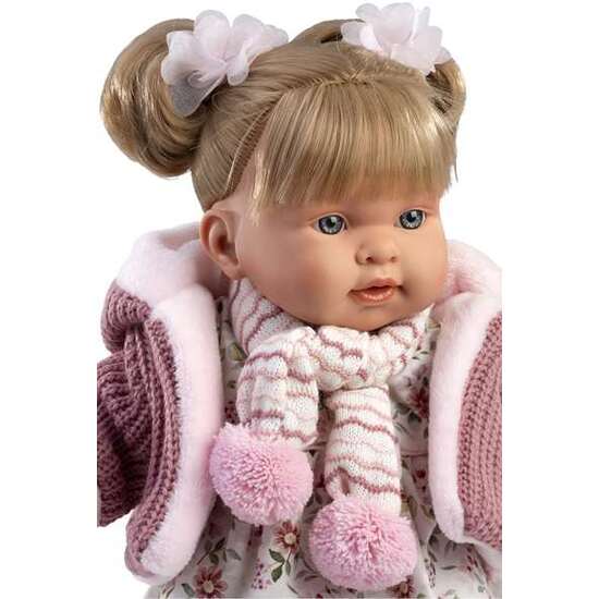 MUÑECA ALEXANDRA LLORONA 42CM CON CUERPO DE TELA Y MECANISMO DE SONIDO image 1