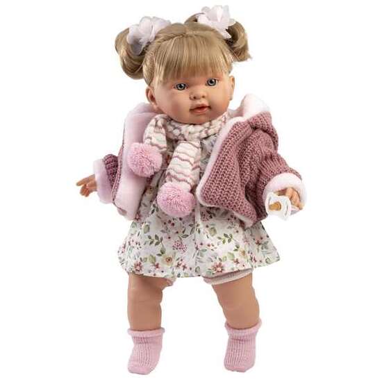 MUÑECA ALEXANDRA LLORONA 42CM CON CUERPO DE TELA Y MECANISMO DE SONIDO image 2