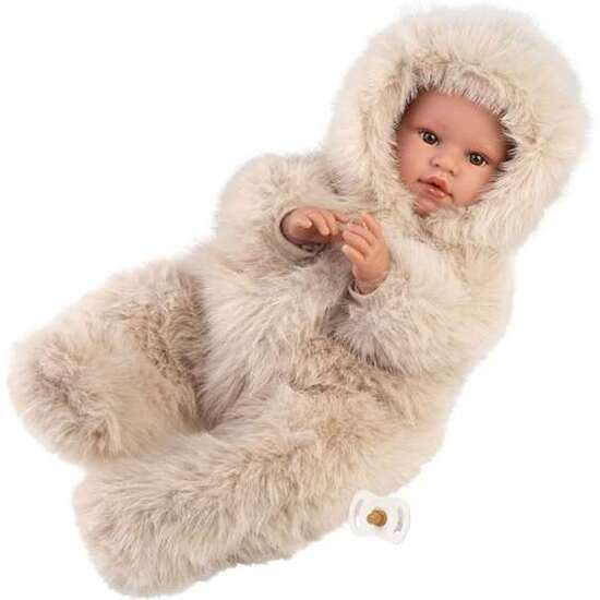 MUÑECO LEO LLORON CON BUZO DE PELUCHE 45 CM. CUERPO DE TELA Y MECANISMO DE SONIDO image 0