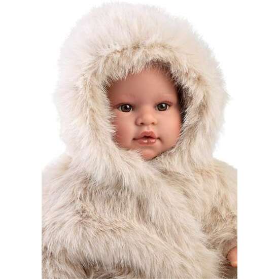 MUÑECO LEO LLORON CON BUZO DE PELUCHE 45 CM. CUERPO DE TELA Y MECANISMO DE SONIDO image 1