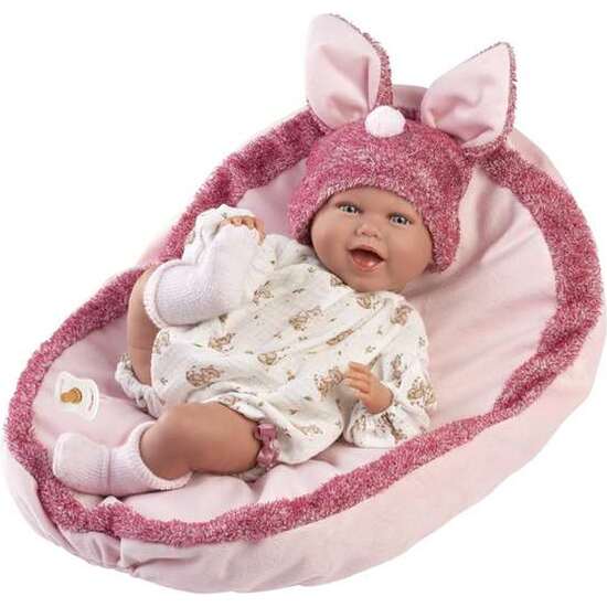 MUÑECA MIMI SONRISAS  CON COJIN 42CM. CUERPO DE TELA Y MECANISMO DE SONIDO image 2
