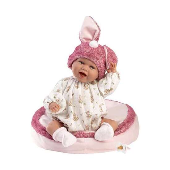 MUÑECA MIMI SONRISAS  CON COJIN 42CM. CUERPO DE TELA Y MECANISMO DE SONIDO image 3