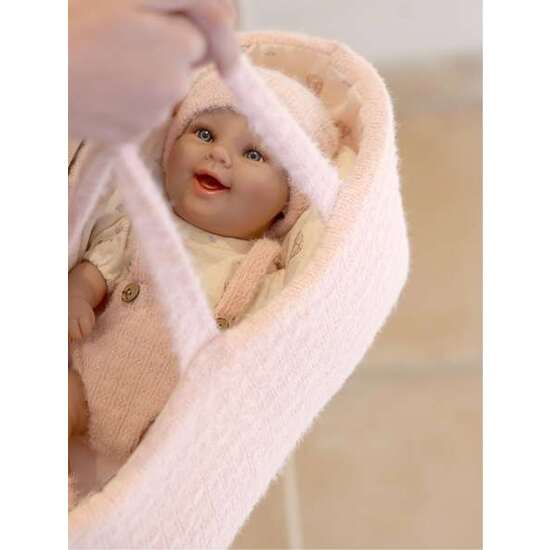 MUÑECA ELEGANCE 33 CM GADI ROSA C/CAPAZO (CUERPO VINYL, SEXO NIÑA) image 1