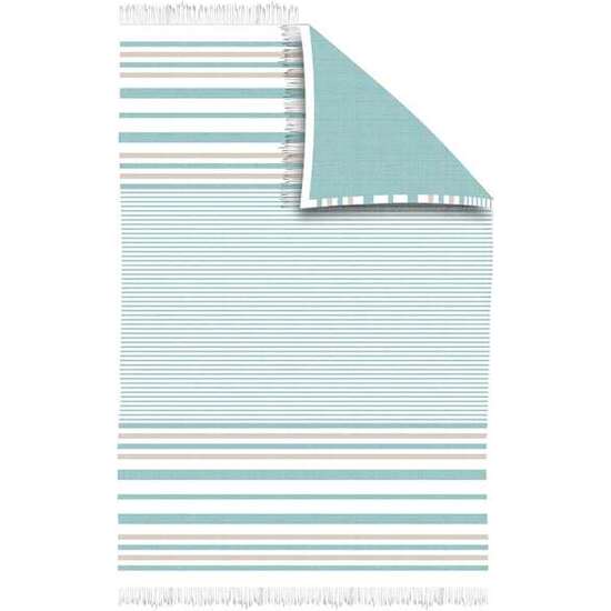 PAREO 100X150 RAYAS FLECOS TEOVO AGUA image 0