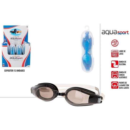 LENTE NATACION SILICONA ADULTO AQUA SPORT (+12 AÑOS) image 1