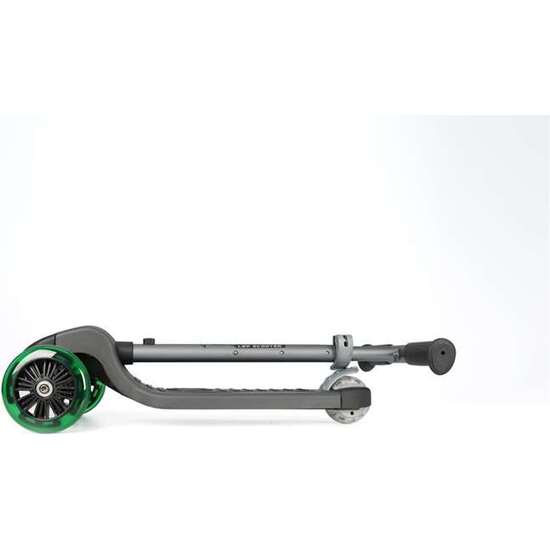 PATINETE 3 RUEDAS ECO FUTURE SCOOTER PLEGABLE CON LUCES  VERDE image 1