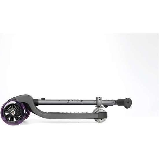PATINETE 3 RUEDAS  ECO FUTURE SCOOTER PLEGABLE CON LUCES  PURPLE image 1
