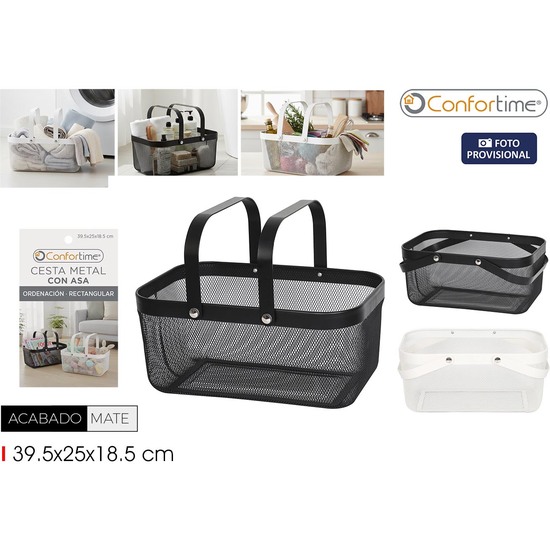 CESTA METAL ORDENAC.RECT.ASA METAL CONFORTIME image 0