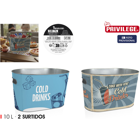 CUBO HIELO OVAL 10L PRIVILEGE image 0