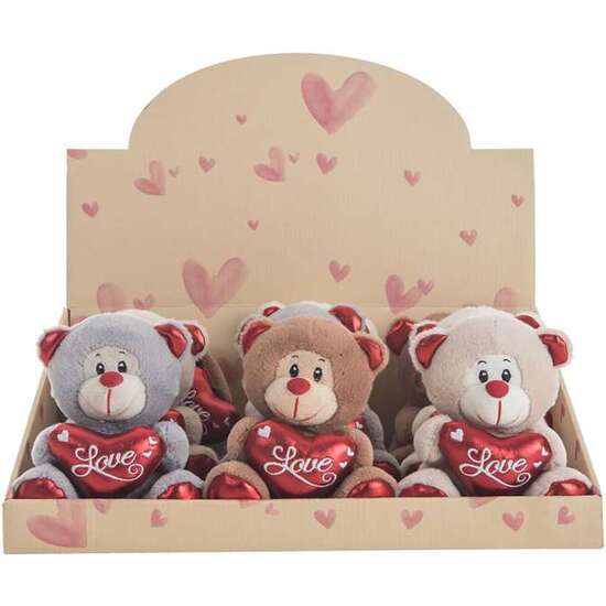 PELUCHE OSITO CORAZON 16 CM image 0
