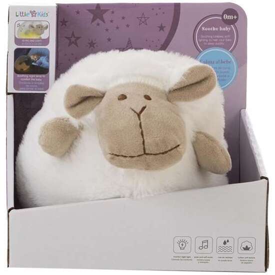 SOOTHE SHEEP CUDDLE TOY WITH NIGHT LIGHT AND MUSIC 24 CM image 1