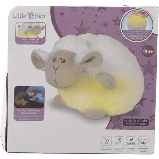 SOOTHE SHEEP CUDDLE TOY WITH NIGHT LIGHT AND MUSIC 24 CM image 2