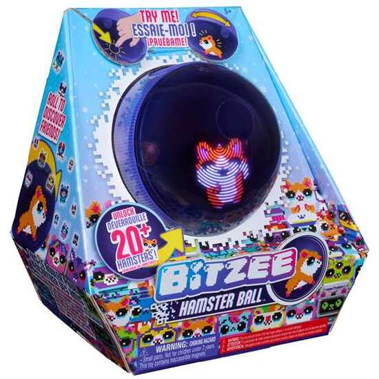 MASCOTA DIGITAL BITZEE HAMSTERBALL.PERSONALIZA LA MASCOTA CON 25 ACCESORIOS. 19,05X20X12,07 CM image 2