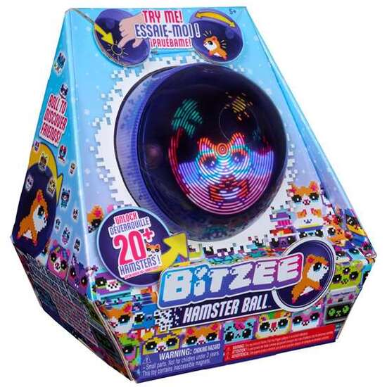 MASCOTA DIGITAL BITZEE HAMSTERBALL.PERSONALIZA LA MASCOTA CON 25 ACCESORIOS. 19,05X20X12,07 CM image 3