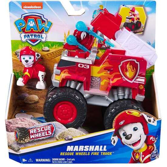 VEHÍCULO PAW PATROL RESCUE WHEELS 22,86X22,86X9,53 CM - MODELOS SURTIDOS image 0