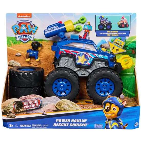 VEHÍCULO PAW PATROL  DELUXE CHASE RESCUE WHEELS 35,88X43,18X13,65 CM image 1