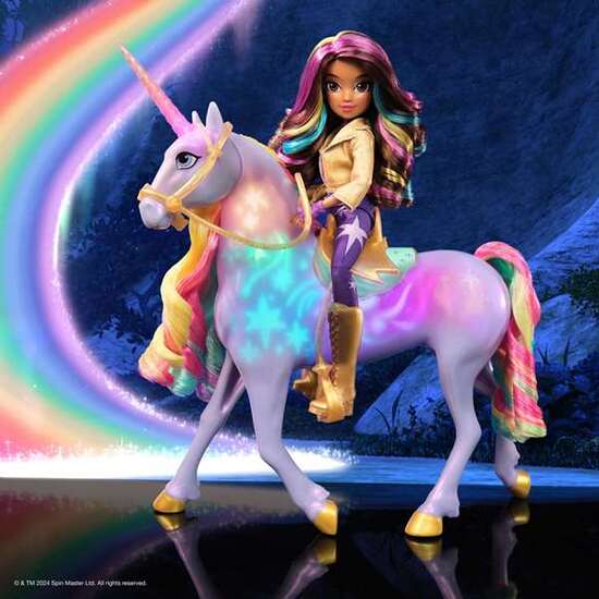 MUÑECA SOPHIA 11 CM Y UNICORNIO WILDSTAR CON LUZ. 30,48X40,64X9,53 CM image 3