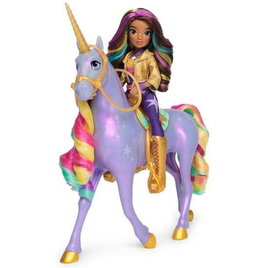 MUÑECA SOPHIA 11 CM Y UNICORNIO WILDSTAR CON LUZ. 30,48X40,64X9,53 CM image 4