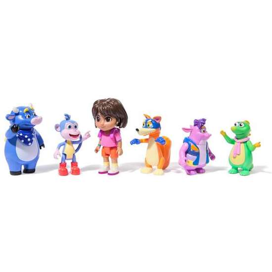 FIGURAS DORA LA EXPLORADORA Y AMIGOS. 12,07X9,53X6,03 CM - MODELOS SURTIDOS image 1