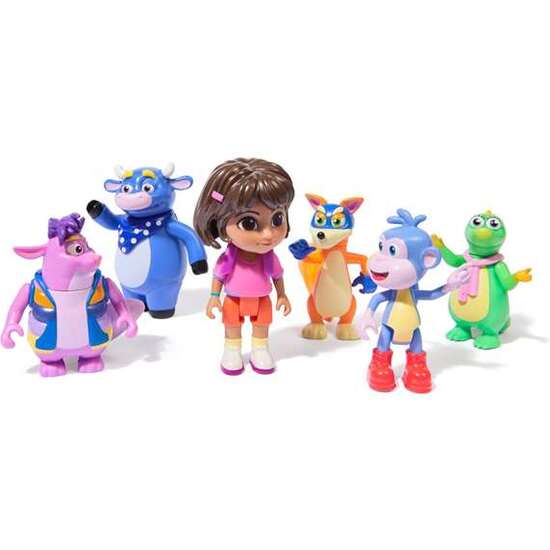 FIGURAS DORA LA EXPLORADORA Y AMIGOS. 12,07X9,53X6,03 CM - MODELOS SURTIDOS image 2