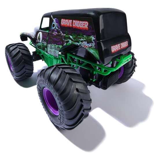 COCHE RADIO CONTROL MONSTER JAM SMASH AND BASH GRAVE DIGGER. 24,77X3,81C25,4 CM image 3