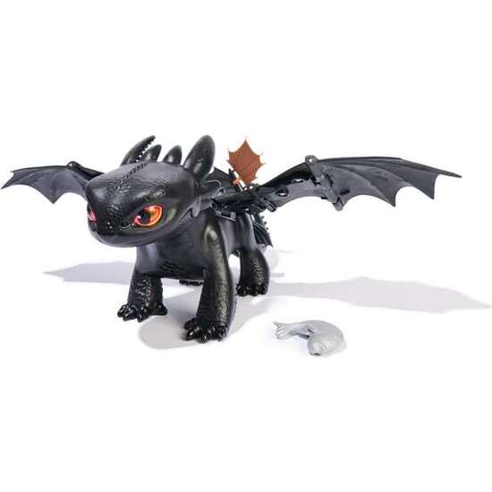 DRAGÓN TOOTHLESS INTERACTIVO DOMA Y ENTRENA CON 5 PERSONALIDADES Y MAS DE 60 SONIDOS Y REACCIONES. 25,4X33X20,3 CM image 3