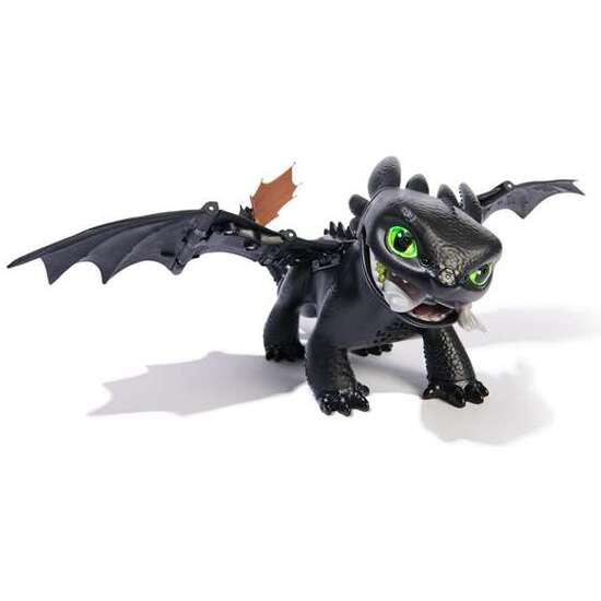 DRAGÓN TOOTHLESS INTERACTIVO DOMA Y ENTRENA CON 5 PERSONALIDADES Y MAS DE 60 SONIDOS Y REACCIONES. 25,4X33X20,3 CM image 4