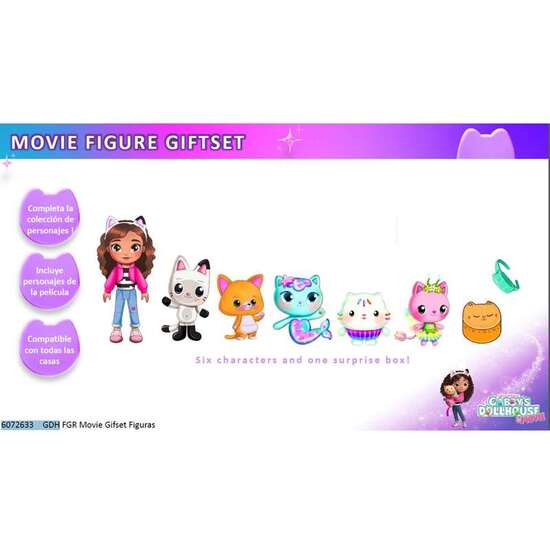 FIGURA LA CASA DE MUÑECAS DE GABBY LA PELICULA PACK DE 2 UNIDADES.  - MODELOS SURTIDOS image 0