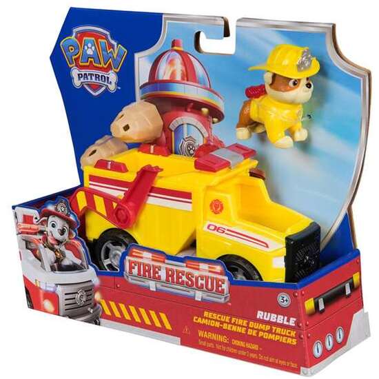 VEHICULO PAW PATROL  FIRE RESCUE. 20,3X25,4X8,13 CM. - MODELOS SURTIDOS image 3